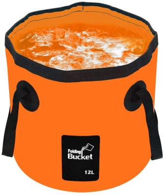 China Waterproof Collapsible Collapsible Water Container Portable Lightweight Bucket For Camping Traveling Fishing Car Wash Gardening Hiking for sale