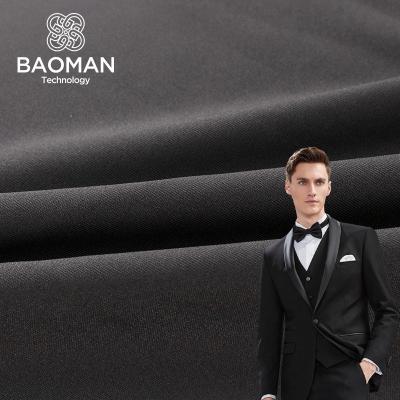 China Double Faced Good Quality New Arrivals 280g Double Faced Polyester Spandex Fabric For Blazer Suit Coat for sale