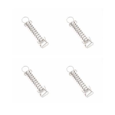 China Professional manufacturing various features spiral plated small steel extension spring for sale