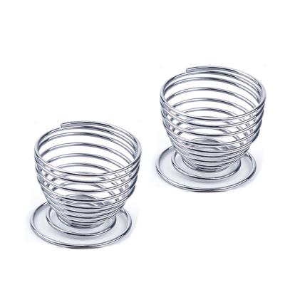 China Apartment ; Sheet ; Electroplate Many Styles Cosmetic Metal Egg Cup Holder Stainless Steel Gold Spring for sale