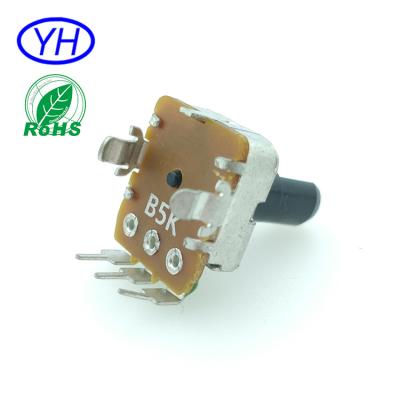 China Audio factory wholesale carbon film insulation axis 12MM 3 pin rotary b503 volume control stereo potentiometer for sale