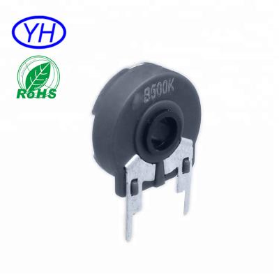 China Lightweight SB153 Carbon Film 2 Pins 15mm Spain Variable Resistor Trimmer Potentiometers for sale