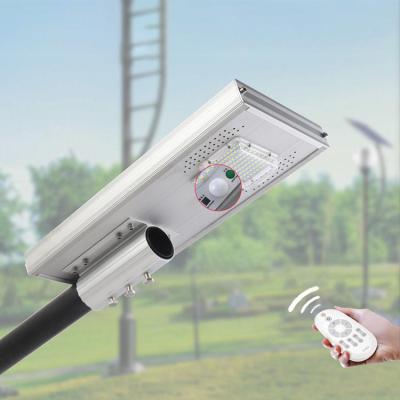 China ROUTE Guangdong remote control outdoor integrated 120 180 240 watt Ip65 60 led all in one solar street light for sale