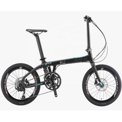 China Racing High Quality Folding Bike For Adults Women Men 22 Speed ​​Carbon Fiber City Bicycle 20 Inch Wheels for sale