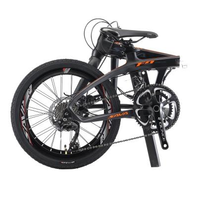 China Racing China Factory Folding Adult Bike 20 Inch Wheels Shimano 22 Speed ​​Disc Brake Easy Folding City Bicycle for sale