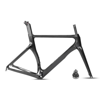 China Hot sale EPS R3 disc brake road bicycle frame no decals t800 carbon fiber road frame+Fork+Seatpost+Headsets+Lever bike for sale