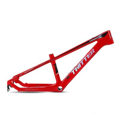 China 20inch factory twitter kids bicycle frame rims 20 inch mtb mountain carbon fiber bike frameset for sale