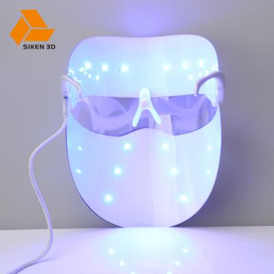 China Portable LED Light Therapy Facial Mask Photodynamic With USB Cable Charge for sale