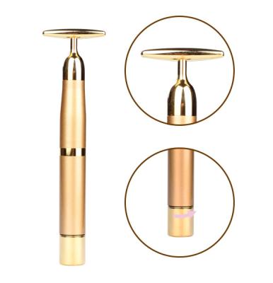 China Handy Energy Beauty Bar 24k Gold , Vibrating Facial Massager For Skin Tightening Care for sale