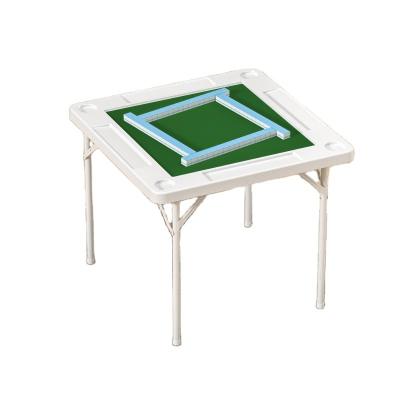 China Smooth Outdoor Hand-rubbed Single Folding Multifunctional Household Mahjong Machine Manual Mahjong Table Small Mahjong Table for sale