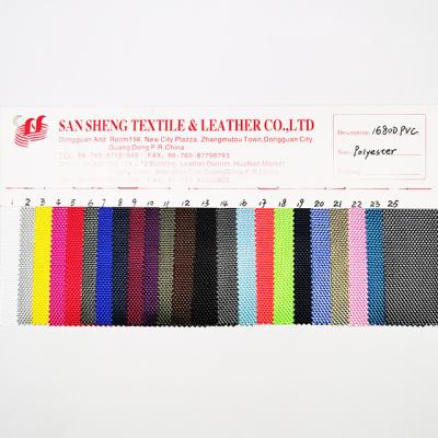 China Waterproof 1680D Double Strand PVC Spot Supply Coating 100%Polyester Fabric for sale