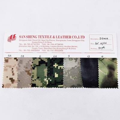 China Waterproof 500D 100%Nylon Waterproof Camouflage Printing PU Coated Fabric for sale