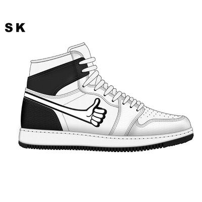 China Cushioning Wholesale Hot Selling Custom Shoes Mens Logo Sneaker Designer Custom Luxury High Quality Fashionable Unisex Sneakers for sale