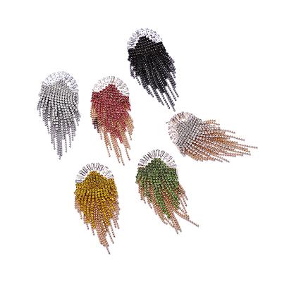 China Wholesale Custom Temperament/Fashion Stainless Steel Earrings Women 925 Silver Needle Tassel Fashion Hypoallergenic Earrings Long for sale