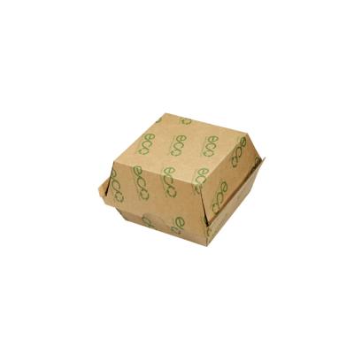 China HAPPYPACK Custom Color Printing Disposable Custom Logo Wrapping Paper Take Away Lunch Box Hamburger Box Free Samples for sale