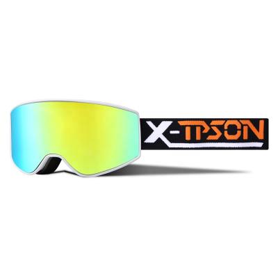 China Skiing; OEM Motocross Ski Goggles Custom Made For Snowboarding Fog Goggles Lunette De Soleil Kids UV Protection Lens Sport 100% Double for sale