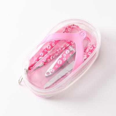 China Fashion Finger Nail New Travel Shoes Form 4pcs Mini Manicure Set Box for sale