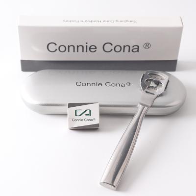 China Low MOQ Connie Cona Hard Dead Skin Lasting Foot Care Use Remove Callus Razor Stainless Steel for sale