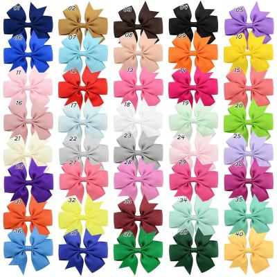 China Factory Best Price High Quality Handmade Hair Ribbon Bow Flower Ribbon Children's Decoration By Christmas Holiday Elastic Bow for sale