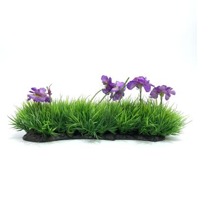 China High Quality Viable Fish Ornament Artificial Plastic Aquarium Plant For Fish Tank for sale