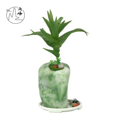 China Stocked/EO-friedfly/To Clean Easy/Not Easy To Break 2021 Indoor Decor Artificial Plants Bonsai Plants Potted Resin Creative Flower Orchid Bonsai Potted for sale