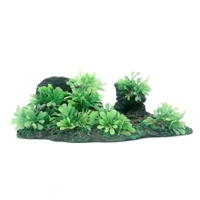 China Viable Decoration Rock Garden Ornaments Aquarium Decorations Ornament Aquarium Resin for sale