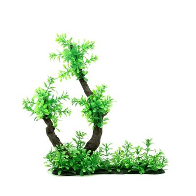 China Viable Plants Beach Decoration Fish Aquatic Artificial Landscape Landscaping Decorations Ornaments Large Aquarium Ornament for sale