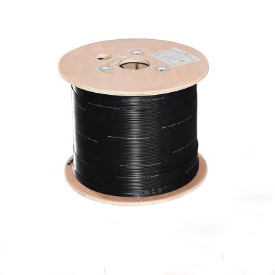 China FTTH Network 1 FTTB FTTX 2 4 Core FTTH G657 A Flat Drop Fiber Optic Cable for sale