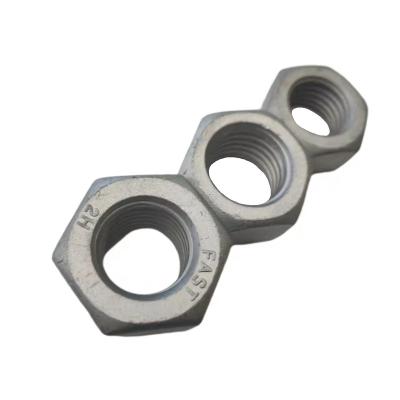 China ASTM A563 Heavy Industry Black Heavy Duty Carbon Steel Hex Nuts for sale