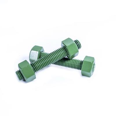 China In Colored Heavy Oil ASTM B7 L7 B7M B8M Bolt And Hex 2H Hex Nut for sale