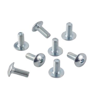 China Galvanized Cheese Head Steel Hexsocket M6 Wooden Screw for sale