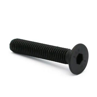 China Black Countersunk Countersunk Head China Factory Hex Socket Head Screws for sale