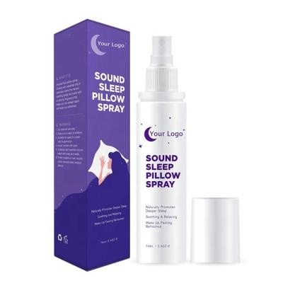 China Private Label Lavender Sleeping Pillow Spray Deep Sleeping Pillow Spray with Lavender Essential Oil for Relaxation Rest for sale