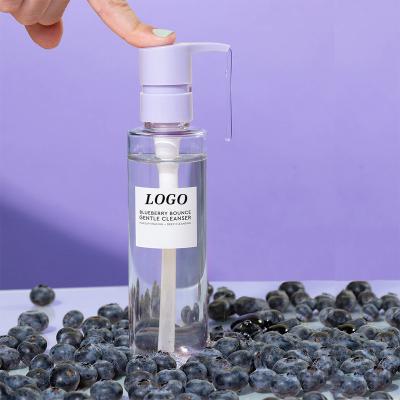 China OEM/ODM Blueberry Facial Cleanser Detergent Deep Cleansing Moisturizing Whitening Moisturizing Women/Men Face Wash for sale