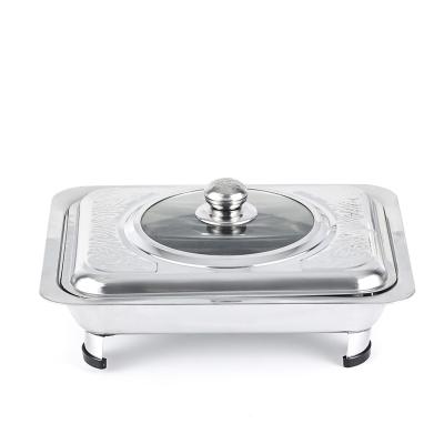 China Viable Hot Selling Cookware Stainless Steel Chafing Dish Catering Serving Dish Beetle New Design Cooking Hot Food for sale