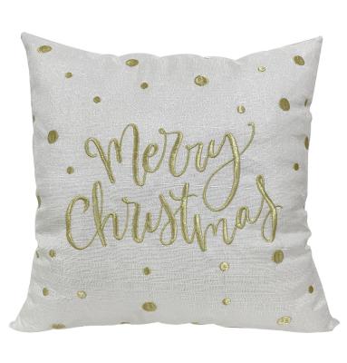 China Popular Christmas Cushion Pillow Merry Christmas Gift Decorative Christmas Pillow Shapes for sale