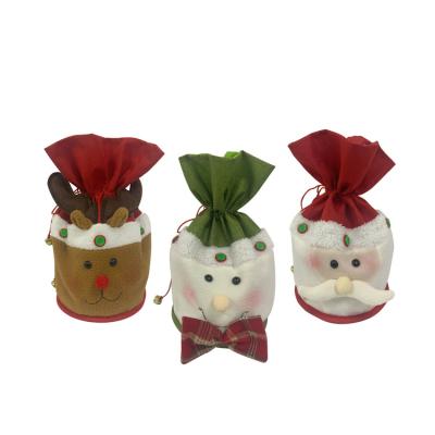 China Christmas Gifts 2021 Santa Drawstring Gifts Bag Stuffed Gift Set Christmas For Ideas for sale