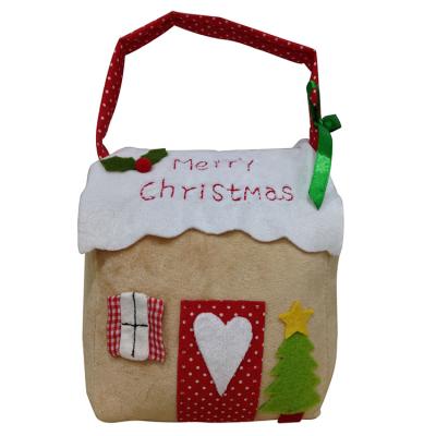 China Modern Christmas Decoration Door Stopper House Ornaments Plush Sandbags Plush Door Stopper Top Making Bag for sale