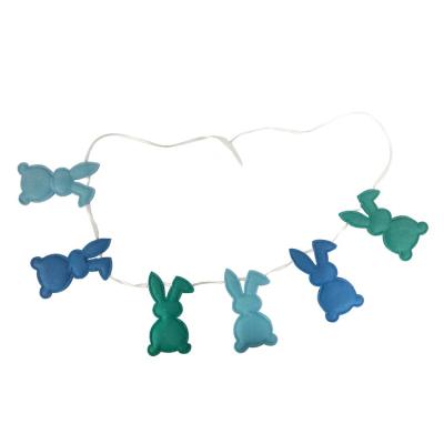 China Easter Banner Bunny Custom Item Happy Easter Garland Banner Decorations For Easter for sale