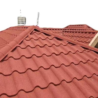 China China factory modern stone roof tile villas coated steel building roof for sale