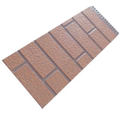 China Good Modern 16mm Insulated Decorative Metal PU Foam Sandwich Exterior Wall Panel For Wall Decoration for sale