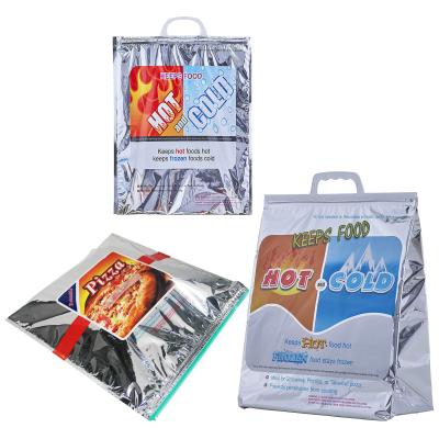 China Waterproof Reusable Large Family Size Lunch Thermal Bags Custom Your Own Logo Image Texts Hot Cold Thermal Bag for sale