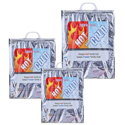 China New Arrivals Waterproof Picnic Bags Reusable Aluminum Foil Insulated Food Storage Bags Hot And Cold Thermal Bag for sale