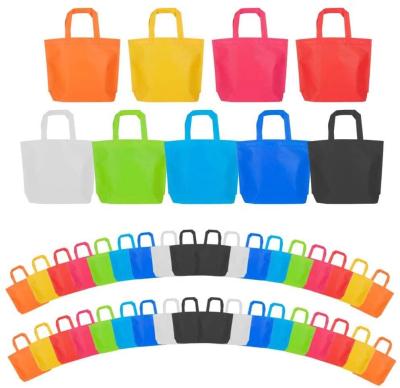 China Azo Freely Accept Custom All Kinds Size Reusable Gift Shopping Bags Material Colored Nonwoven Pattern Bag With Handles for sale