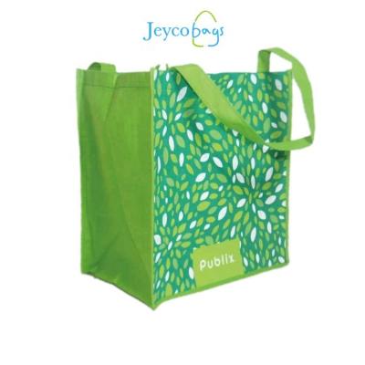 China JEYCO handled BAGS professional non toxic pp woven slogan eco bag divisoria from Cangnan factory custom for sale