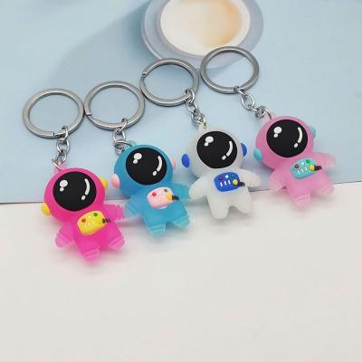 China Anti-lost/Promotional Gift/Decorative Fashion Women Key Chain Luxury Astronaut Ring Ornaments Rubber Cartoon Lovely Doll Key Key Chain New Arrival Custom Girls Bag Decoration Custom for sale