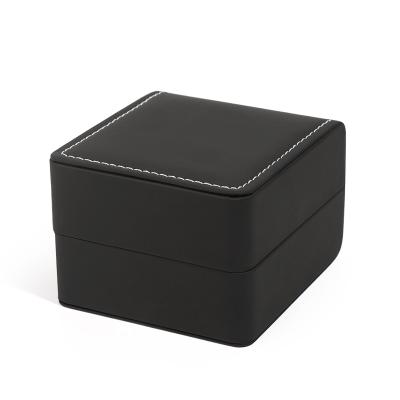 China Watch Storage Display Factory Price Leather Custom Logo Simple Colored Lighted Watch Box for sale