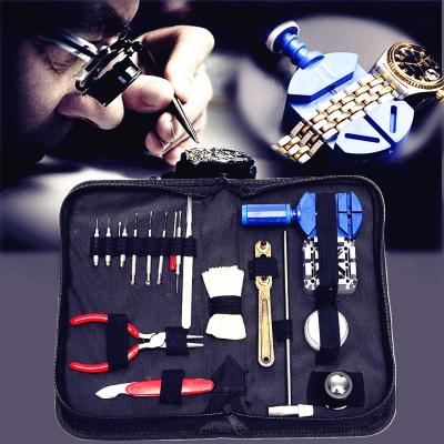 China 19pcs Screwdriver Case Opener Link Remover Spring Bar Tool Screwdriver Case Watch Repair Tool Kit MK002 for sale