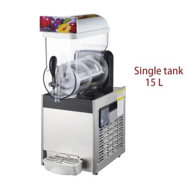 China food & Beverage Factory Smoothie 15L Single Tank Milkshakes Fruit Juice Drink Maker Ice Slush Machine for sale