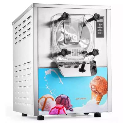 China Snack Factory Table Top Ice Cream Maker Commercial Hard Hard Gelato Ice Cream Machine for sale